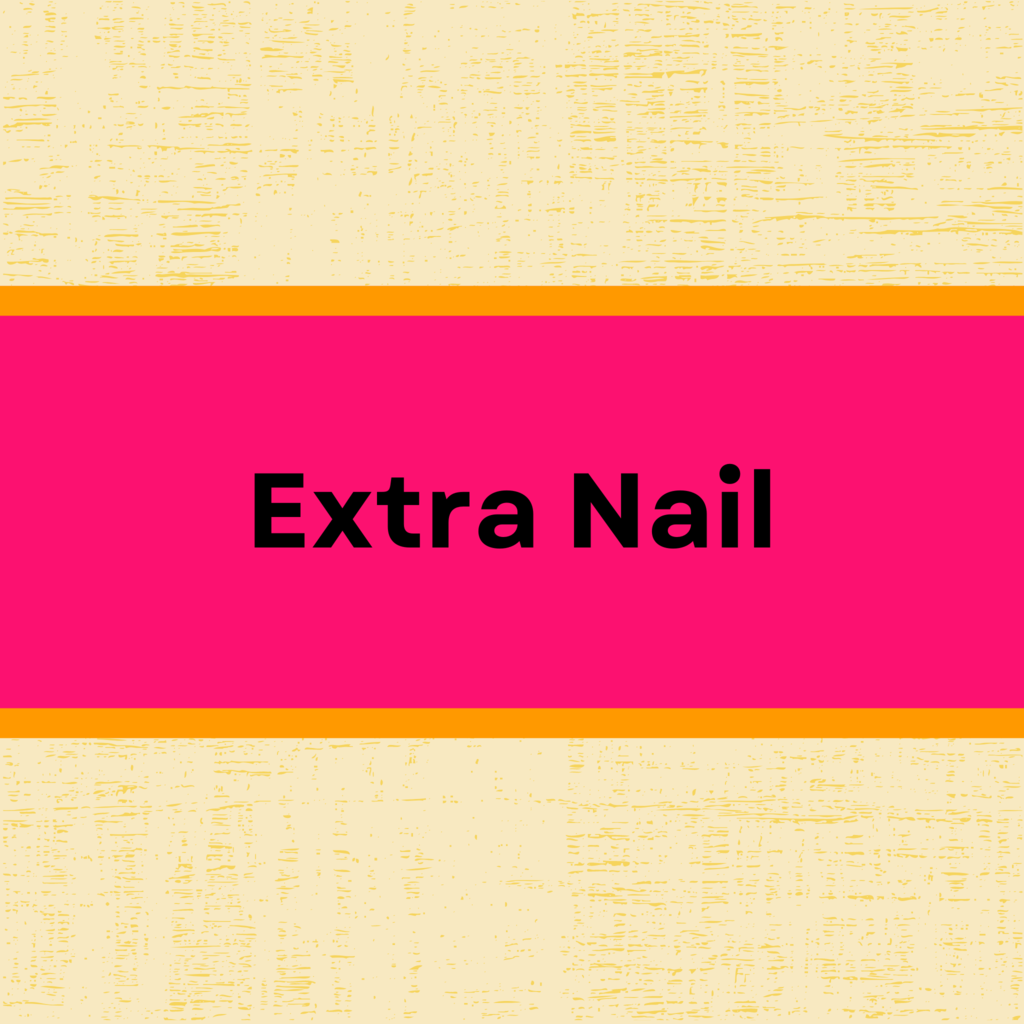 Product thumbnail with words for an extra press on nail from Beauty By Burrh